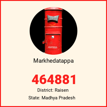 Markhedatappa pin code, district Raisen in Madhya Pradesh