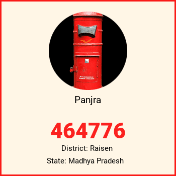 Panjra pin code, district Raisen in Madhya Pradesh