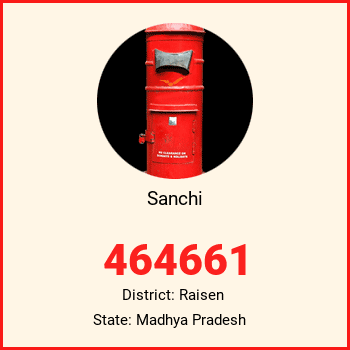 Sanchi pin code, district Raisen in Madhya Pradesh
