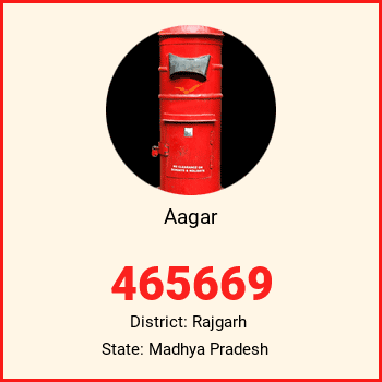 Aagar pin code, district Rajgarh in Madhya Pradesh
