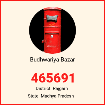Budhwariya Bazar pin code, district Rajgarh in Madhya Pradesh