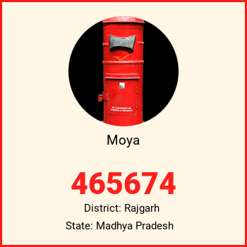 Moya pin code, district Rajgarh in Madhya Pradesh