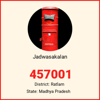 Jadwasakalan pin code, district Ratlam in Madhya Pradesh