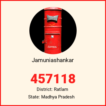 Jamuniashankar pin code, district Ratlam in Madhya Pradesh