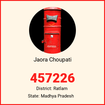 Jaora Choupati pin code, district Ratlam in Madhya Pradesh