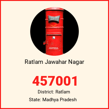 Ratlam Jawahar Nagar pin code, district Ratlam in Madhya Pradesh