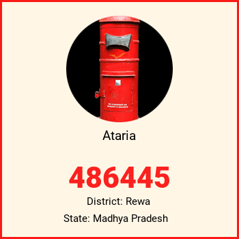 Ataria pin code, district Rewa in Madhya Pradesh