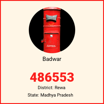 Badwar pin code, district Rewa in Madhya Pradesh