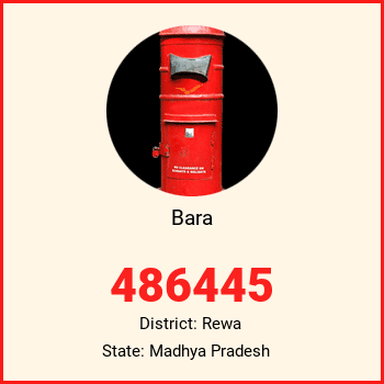 Bara pin code, district Rewa in Madhya Pradesh