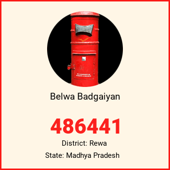 Belwa Badgaiyan pin code, district Rewa in Madhya Pradesh
