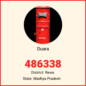 Duara pin code, district Rewa in Madhya Pradesh