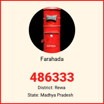 Farahada pin code, district Rewa in Madhya Pradesh