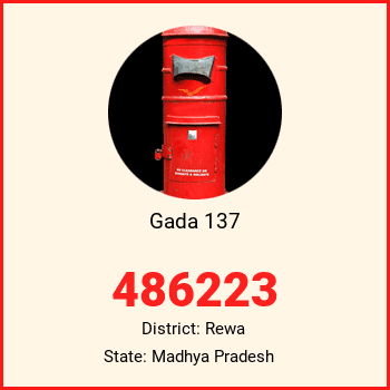 Gada 137 pin code, district Rewa in Madhya Pradesh