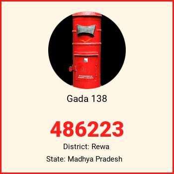 Gada 138 pin code, district Rewa in Madhya Pradesh