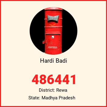 Hardi Badi pin code, district Rewa in Madhya Pradesh