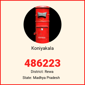 Koniyakala pin code, district Rewa in Madhya Pradesh