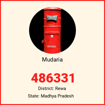 Mudaria pin code, district Rewa in Madhya Pradesh