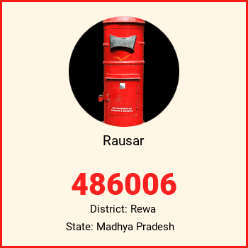 Rausar pin code, district Rewa in Madhya Pradesh