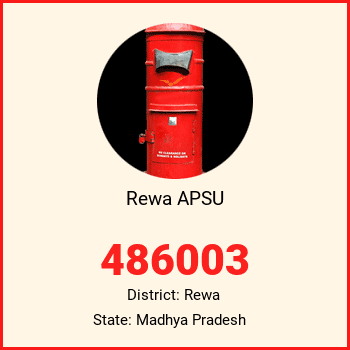 Rewa APSU pin code, district Rewa in Madhya Pradesh