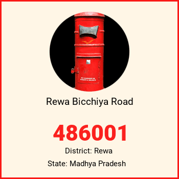 Rewa Bicchiya Road pin code, district Rewa in Madhya Pradesh