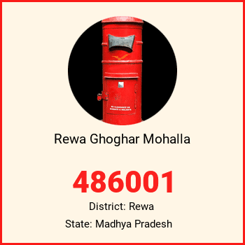 Rewa Ghoghar Mohalla pin code, district Rewa in Madhya Pradesh