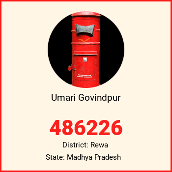 Umari Govindpur pin code, district Rewa in Madhya Pradesh