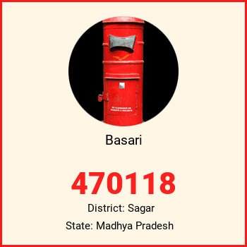 Basari pin code, district Sagar in Madhya Pradesh