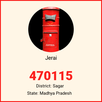 Jerai pin code, district Sagar in Madhya Pradesh