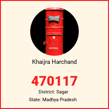 Khaijra Harchand pin code, district Sagar in Madhya Pradesh