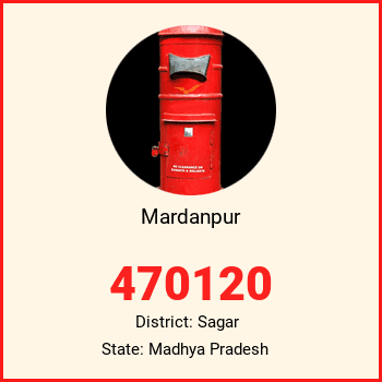 Mardanpur pin code, district Sagar in Madhya Pradesh