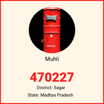 Muhli pin code, district Sagar in Madhya Pradesh