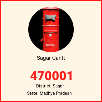 Sagar Cantt pin code, district Sagar in Madhya Pradesh
