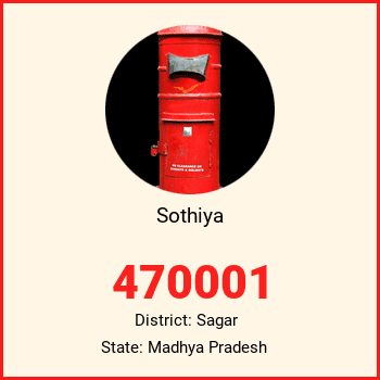 Sothiya pin code, district Sagar in Madhya Pradesh