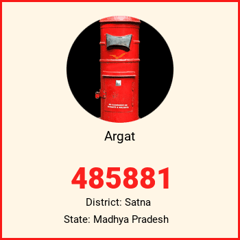 Argat pin code, district Satna in Madhya Pradesh