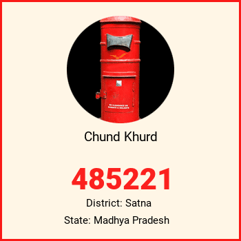 Chund Khurd pin code, district Satna in Madhya Pradesh