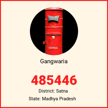 Gangwaria pin code, district Satna in Madhya Pradesh