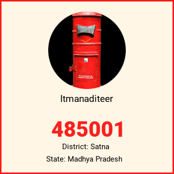 Itmanaditeer pin code, district Satna in Madhya Pradesh