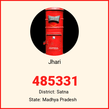 Jhari pin code, district Satna in Madhya Pradesh