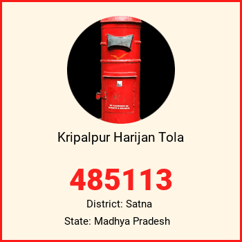 Kripalpur Harijan Tola pin code, district Satna in Madhya Pradesh