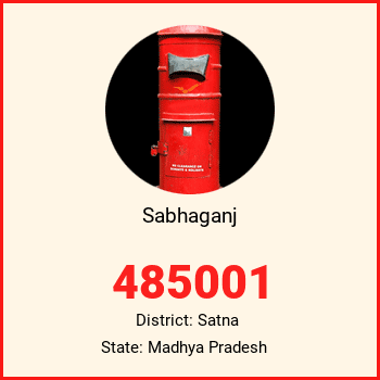 Sabhaganj pin code, district Satna in Madhya Pradesh