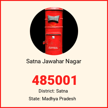 Satna Jawahar Nagar pin code, district Satna in Madhya Pradesh