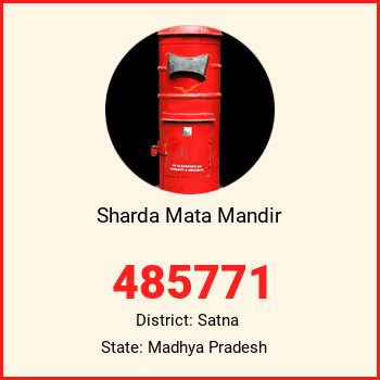 Sharda Mata Mandir pin code, district Satna in Madhya Pradesh