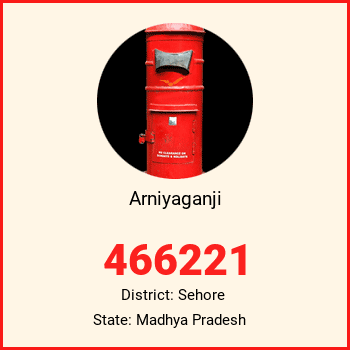 Arniyaganji pin code, district Sehore in Madhya Pradesh
