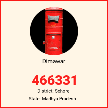 Dimawar pin code, district Sehore in Madhya Pradesh