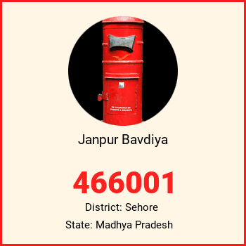 Janpur Bavdiya pin code, district Sehore in Madhya Pradesh
