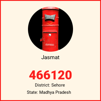 Jasmat pin code, district Sehore in Madhya Pradesh