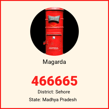Magarda pin code, district Sehore in Madhya Pradesh