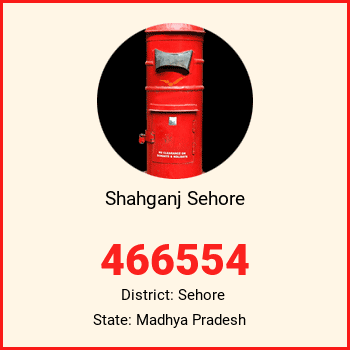 Shahganj Sehore pin code, district Sehore in Madhya Pradesh