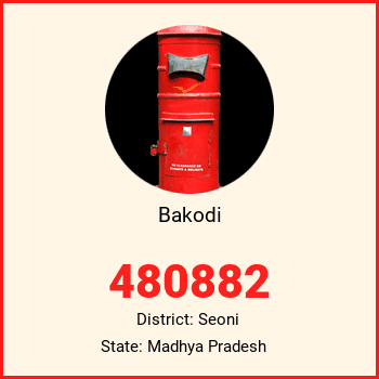 Bakodi pin code, district Seoni in Madhya Pradesh