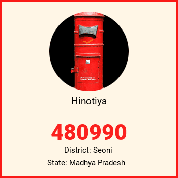 Hinotiya pin code, district Seoni in Madhya Pradesh